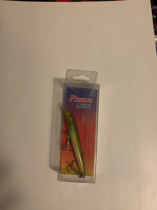Lethal Slim – Olive Gold Jerkbait