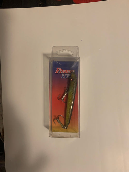 Lethal Slim – Olive Gold Jerkbait